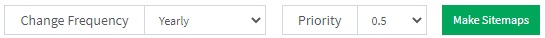 Sitemap Form Submit